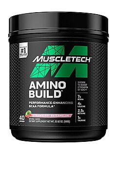 MuscleTech Amino Build BCAA Amino Acids + Electrolyte Powder Support Muscle Recovery