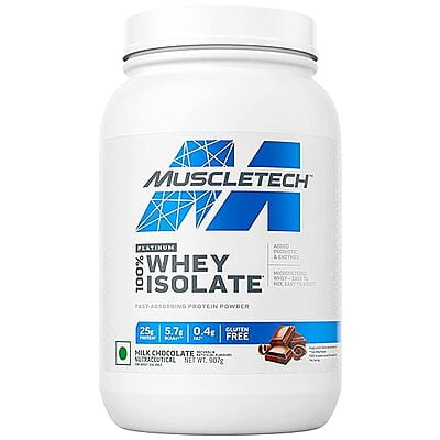 MuscleTech Platinum 100% Whey Isolate 907gms 2lbs