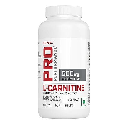 GNC Pro Performance L-Carnitine | 60 Tablets| 500mg Per Serving