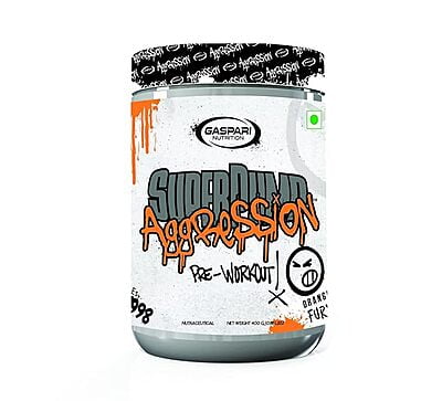 Gaspari Nutrition Super Pump Aggression Pre-workout for Extreme energy, Orange, 400 g