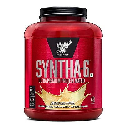 BSN Syntha 6 Protein Powder - 5 lbs, 2.27 kg (Vanilla Ice Cream)