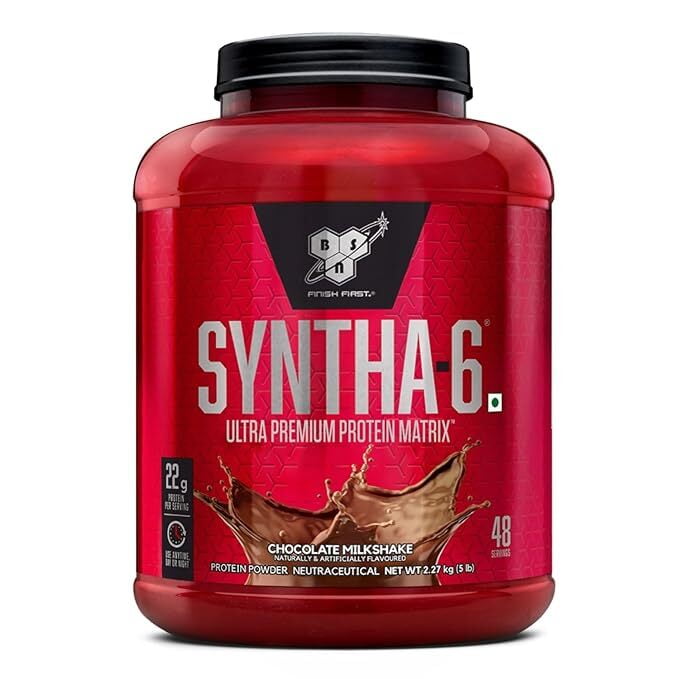 BSN Syntha 6 Protein Powder - 5 lbs, 2.27 kg (Chocolate Milkshake) BSN Syntha 6 Protein Powder - 5 lbs, 2.27 kg (Chocolate Milkshake)
