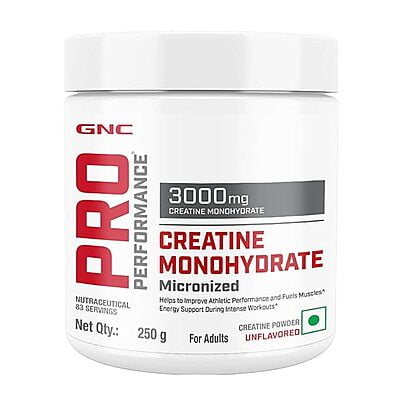 GNC Pro Performance Creatine Monohydrate | 250 gm | 83 Servings