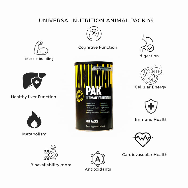 Universal Nutrition Animal Pack 44 Universal Nutrition Animal Pack 44