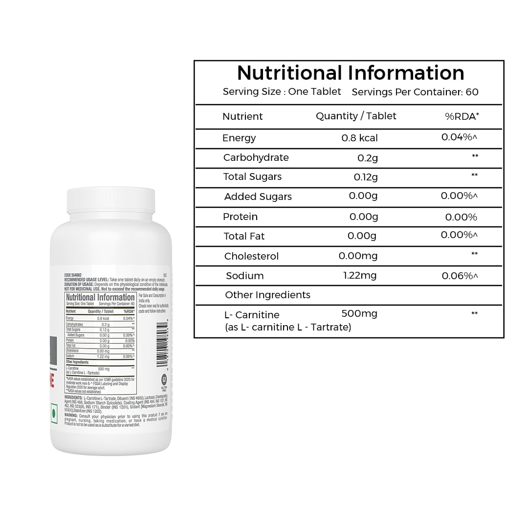 acetyl l carnitine medicine india Acetyl L Carnitine Tablet, 500 mg at  2700/box in Nagpur