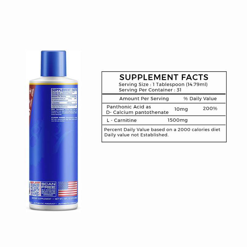RONNIE COLEMAN L-CARNITINE LIQUID 1500 MG RONNIE COLEMAN L-CARNITINE LIQUID 1500 MG