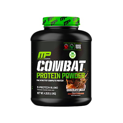 MusclePharm Combat Protein Powder, Chocolate Milk Flavor 6.2lbs