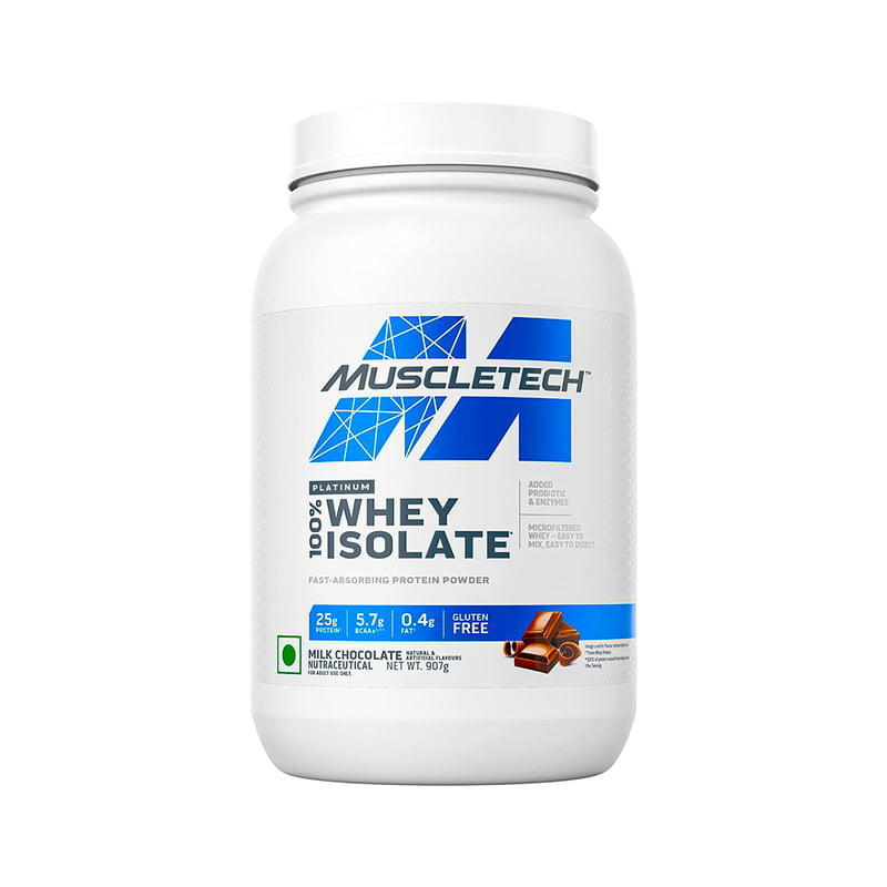 MuscleTech Platinum 100% Whey Isolate 907gms 2lbs