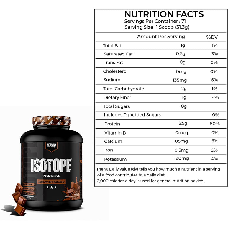 Redcon1 Isotope 100% Whey Isolate - 2.26 Kg (5 Lb) Redcon1 Isotope 100% Whey Isolate - 2.26 Kg (5 Lb)