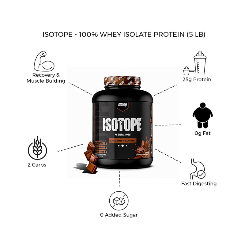 Redcon1 Isotope 100% Whey Isolate - 2.26 Kg (5 Lb) Redcon1 Isotope 100% Whey Isolate - 2.26 Kg (5 Lb)