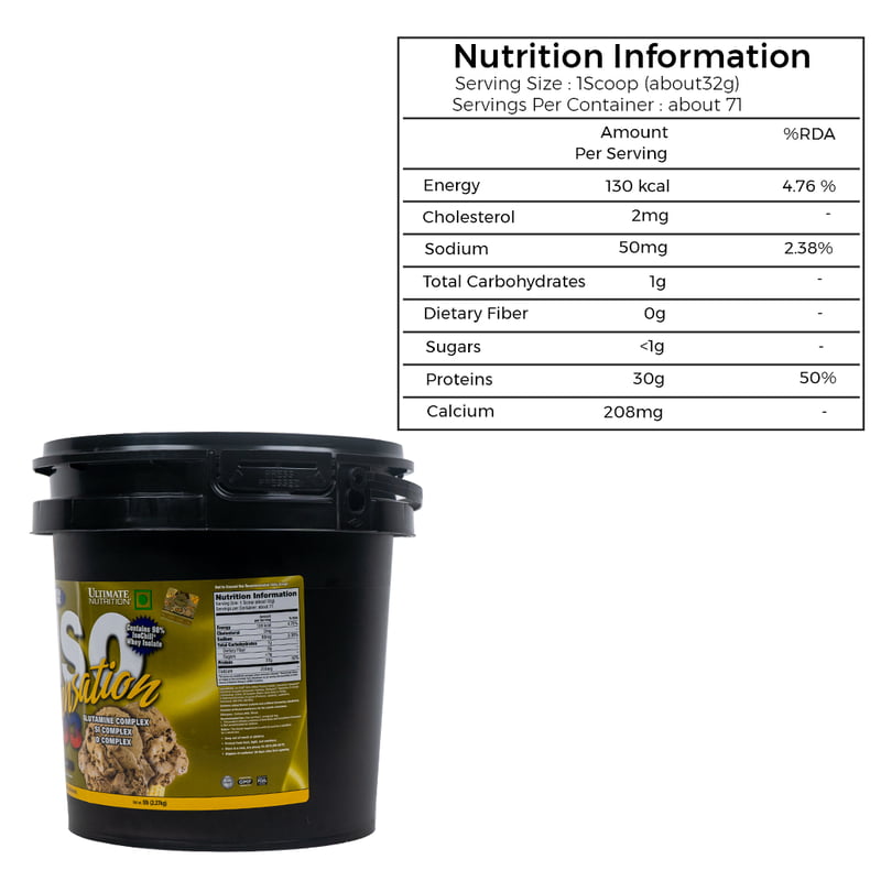 ULTIMATE NUTRITION ISO SENSATION 5 LB
