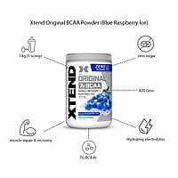 Xtend BCAAs Powder for Adults (Pre-Workout, 7g BCAAs)402gm, 30 Servings