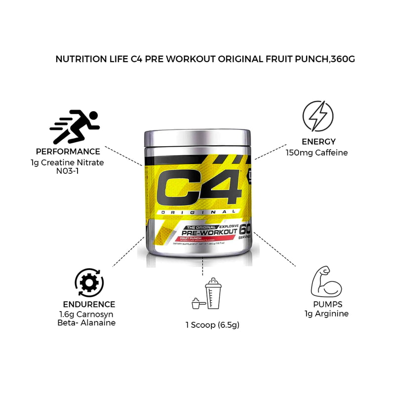Cellucor C4 Original Pre Workout Powder 60 servings