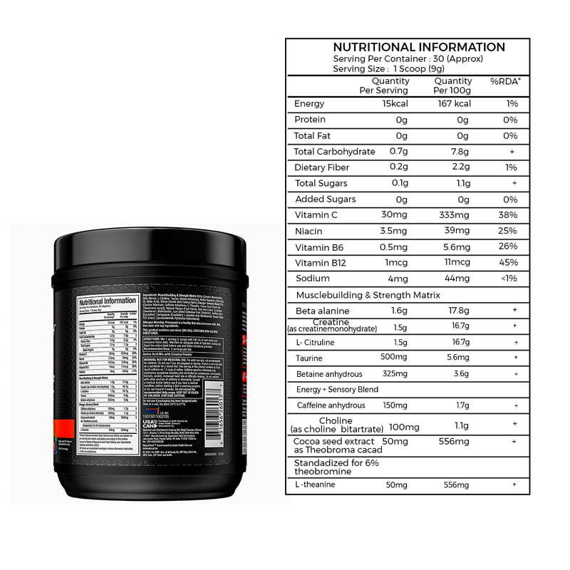 Muscletech Vapor X5 – 30 Servings, Pre Workout