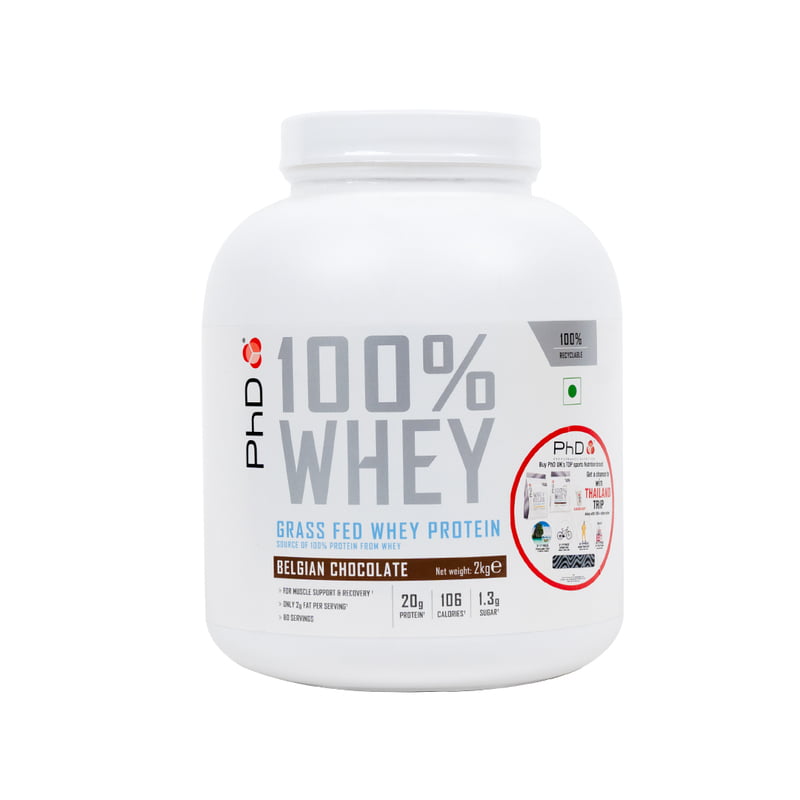 PHD POWDER 100% WHEY BELGIAN CHOC 2KG PHD POWDER 100% WHEY BELGIAN CHOC 2KG