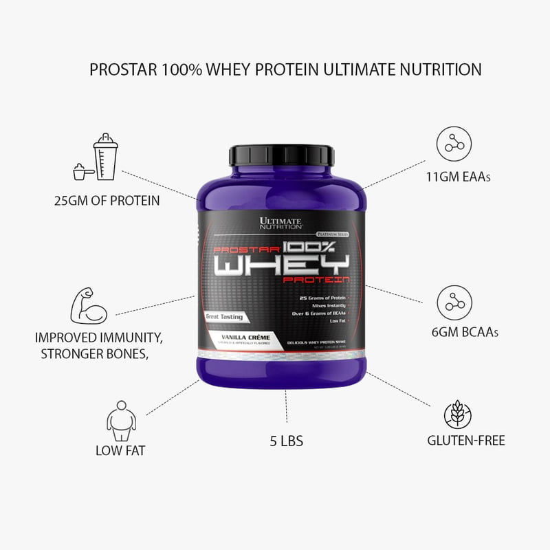 ULTIMATE NUTRITION PROSTAR BLEND PROTEIN 5lbs
